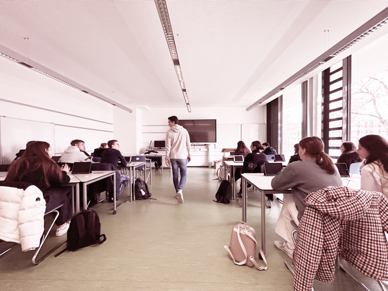 Schüler in einer Klasse